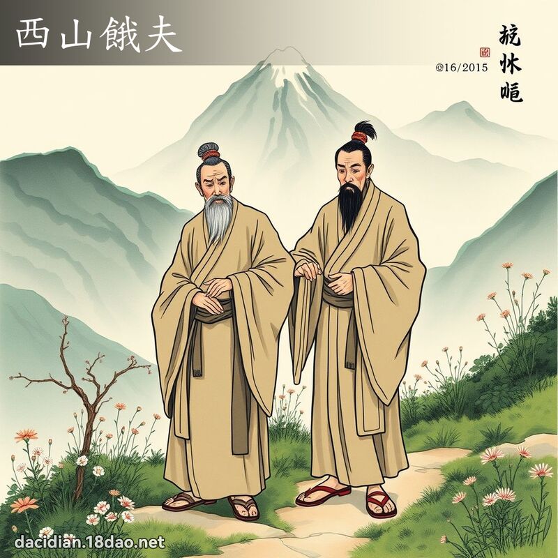 西山饿夫 配图