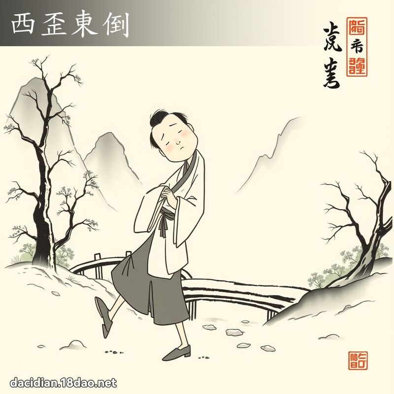 西歪东倒 配图