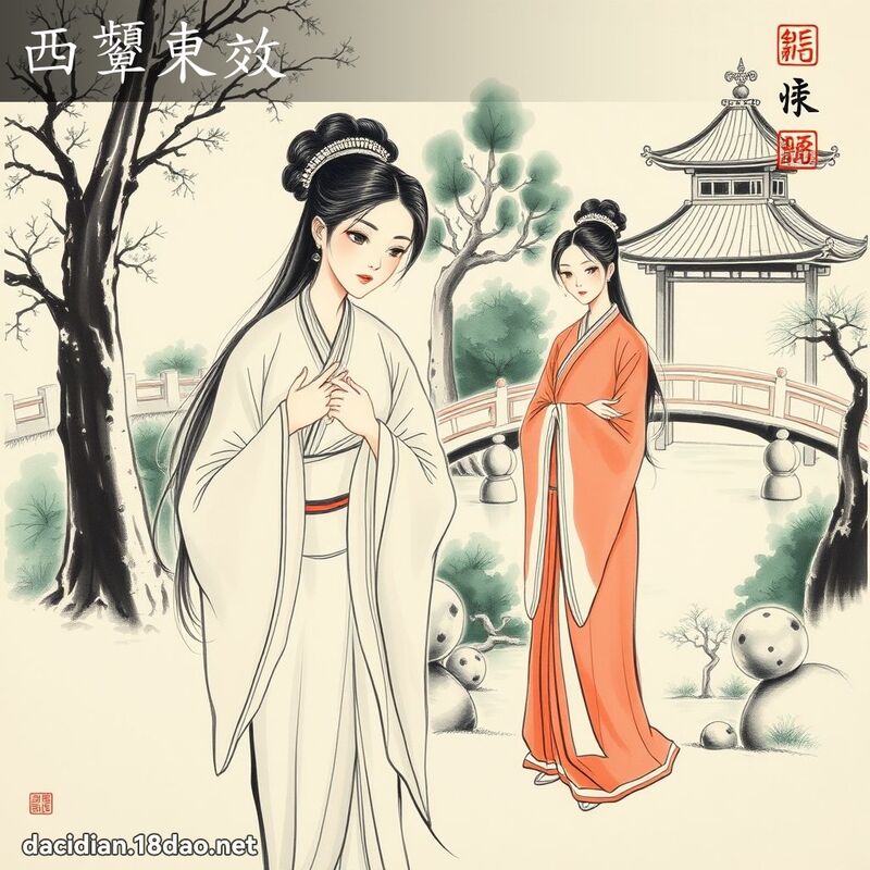 西顰东效 配图