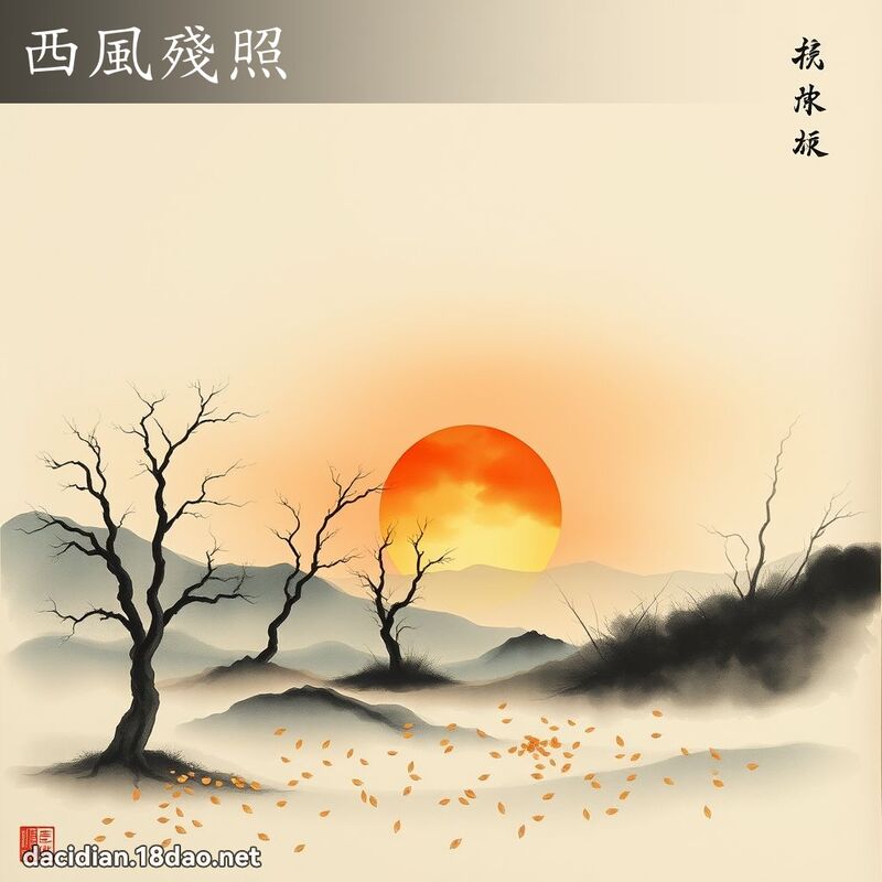 西风残照 配图