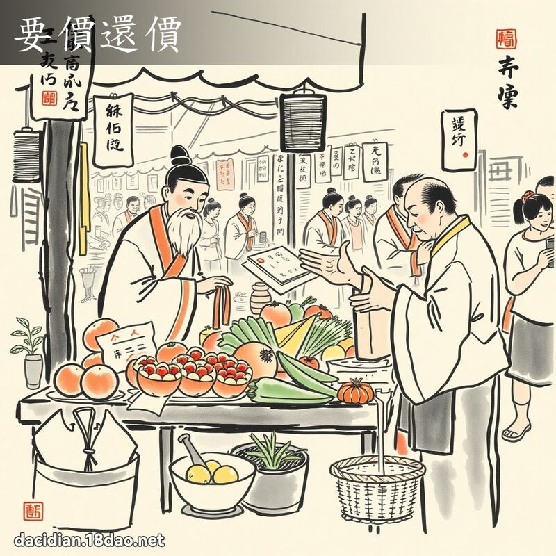 要价还价 配图