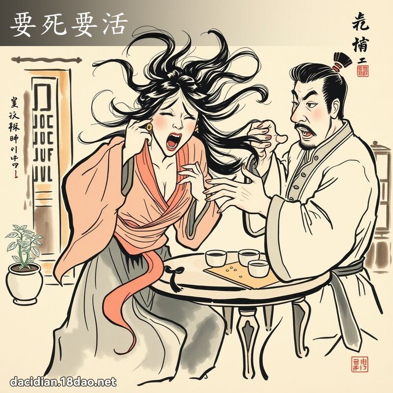 要死要活 配图
