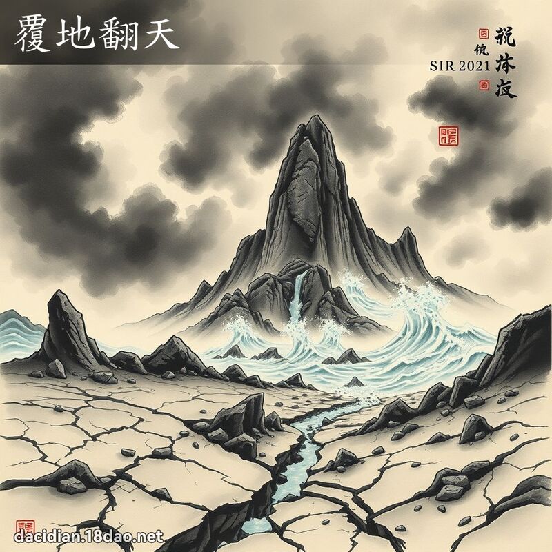 覆地翻天 配图