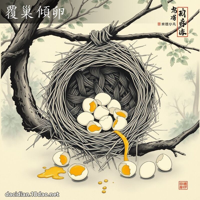 覆巢倾卵 配图