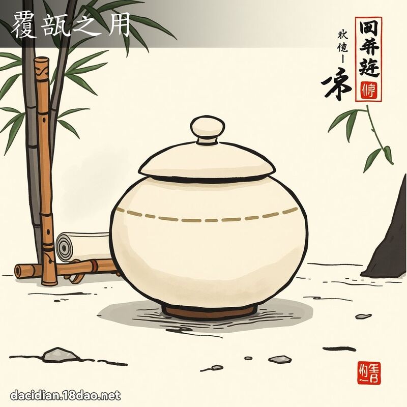 覆瓿之用 配图