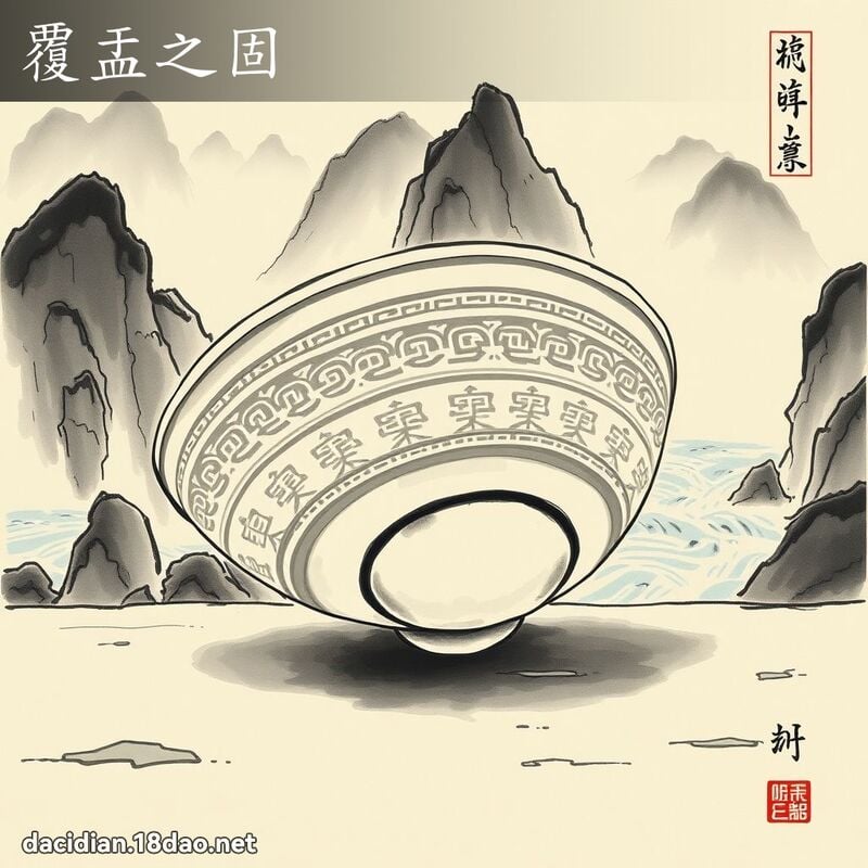覆盂之固 配图