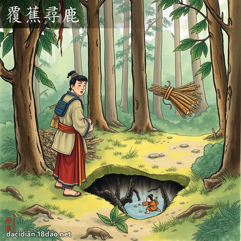 覆蕉寻鹿 配图