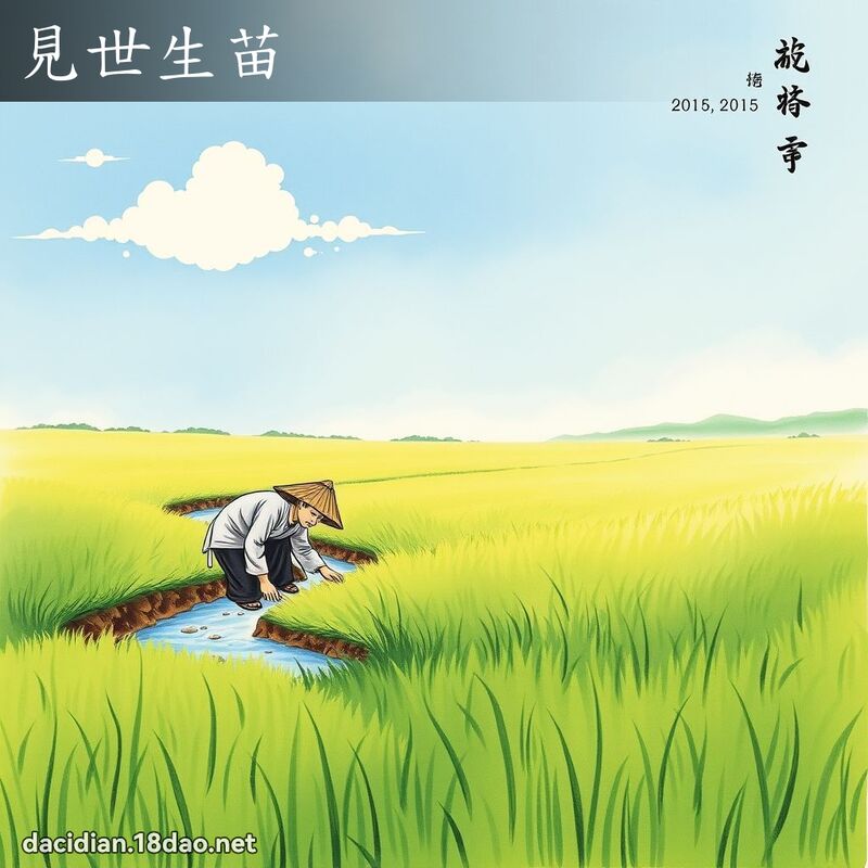 见世生苗 配图