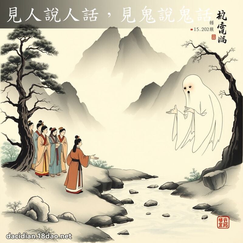见人说人话,见鬼说鬼话 配图