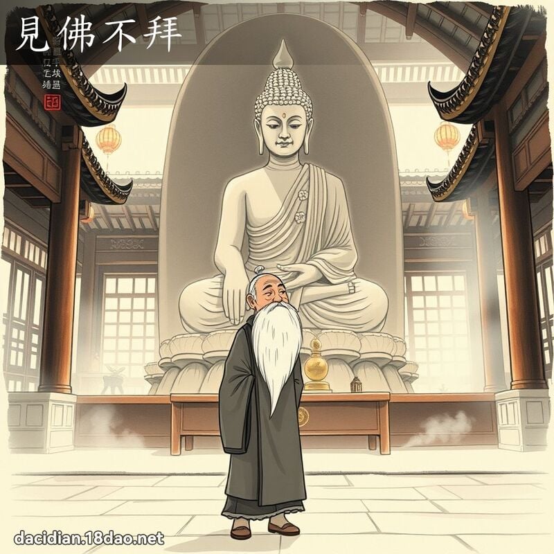 见佛不拜 配图