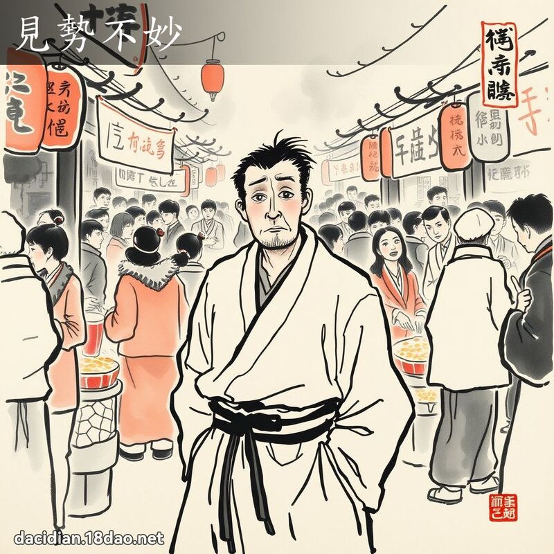 见势不妙 配图