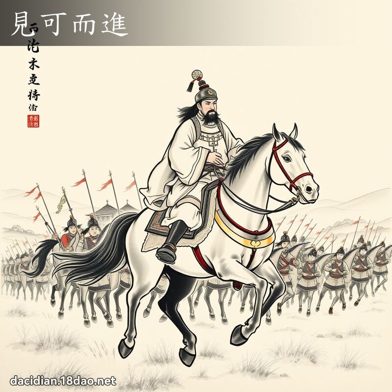见可而进 配图