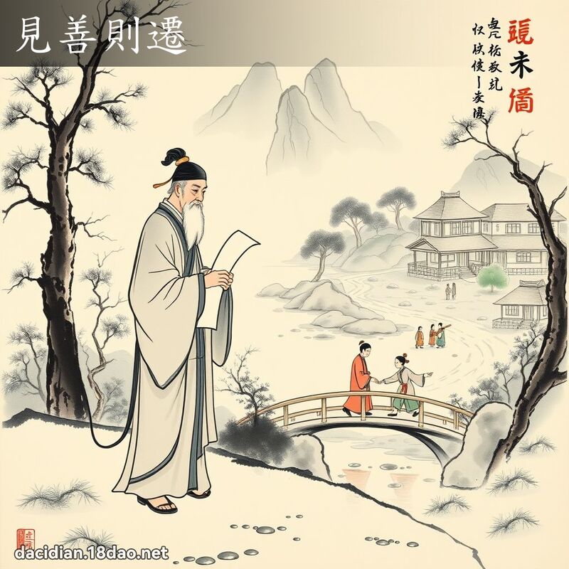 见善则迁 配图