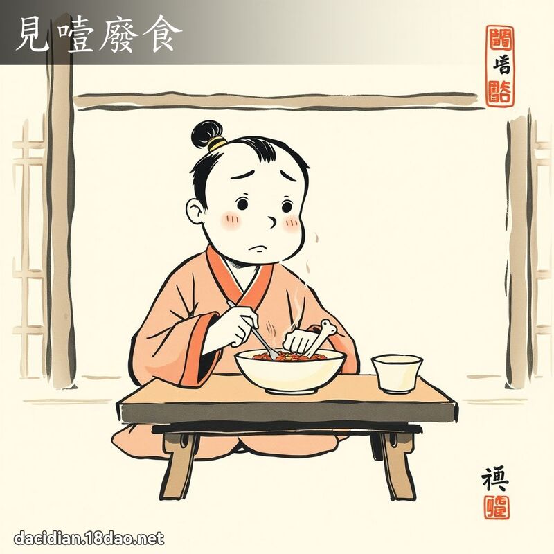见噎废食 配图
