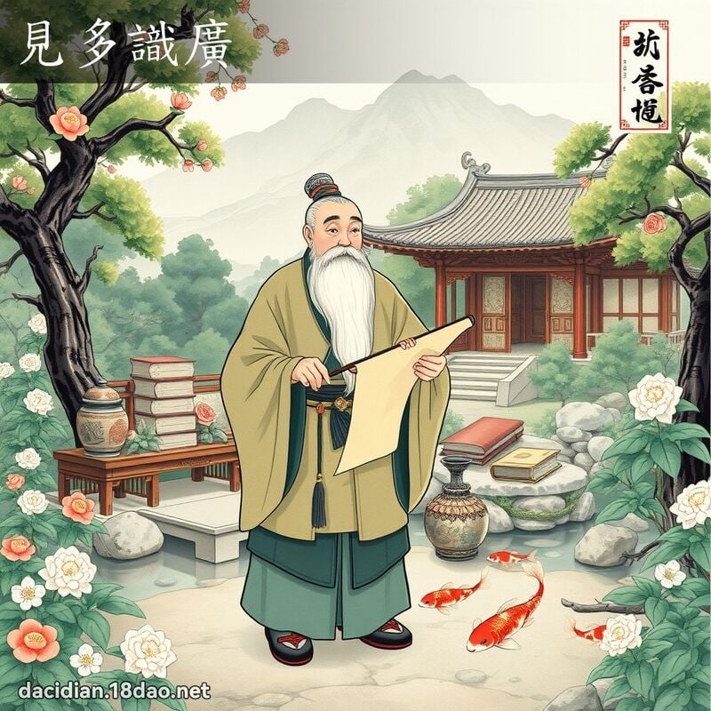 见多识广 配图