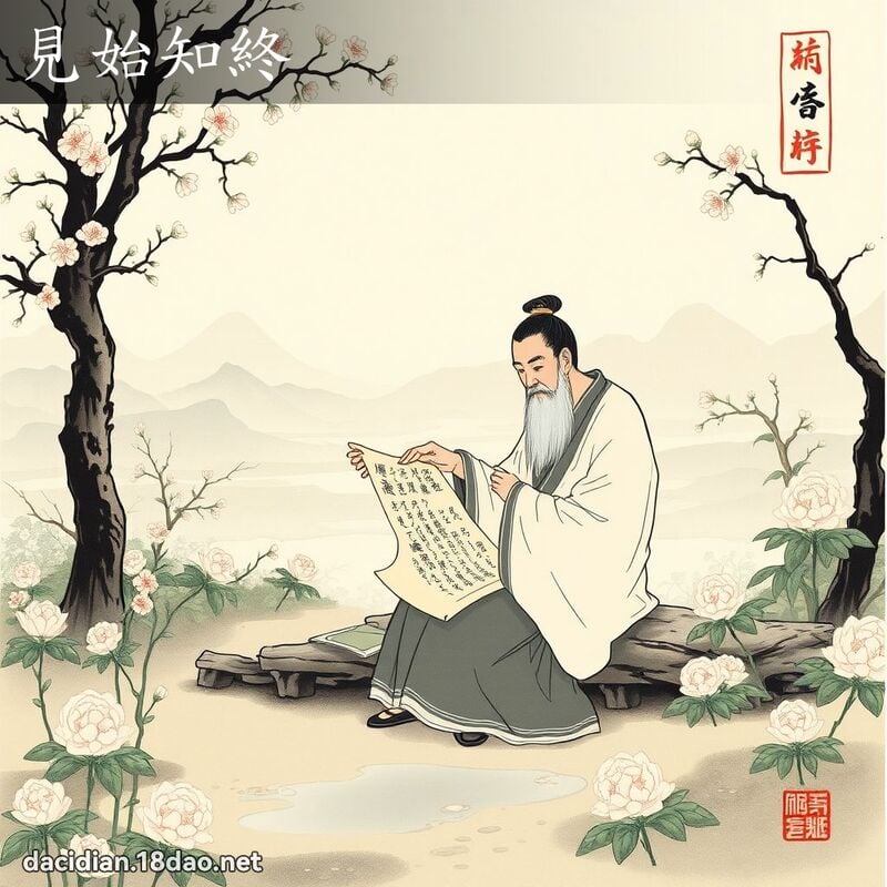 见始知终 配图