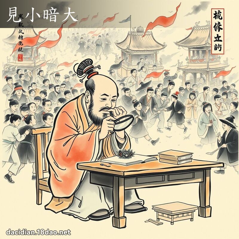 见小暗大 配图