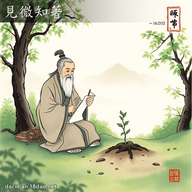 见微知著 配图