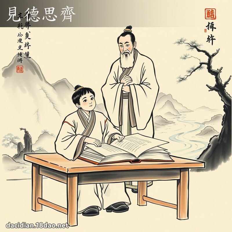见德思齐 配图