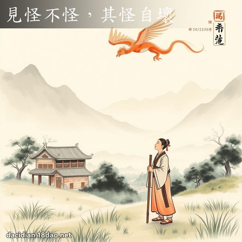 见怪不怪,其怪自坏 配图