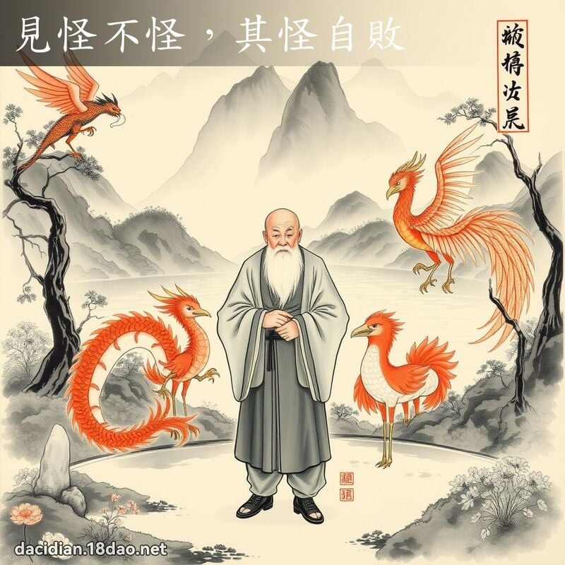 见怪不怪,其怪自败 配图
