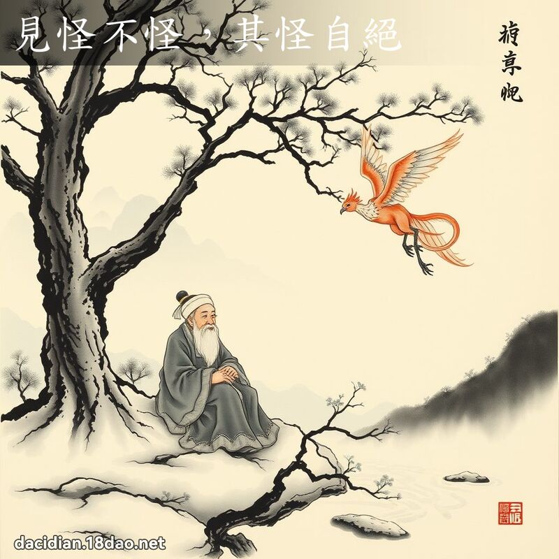 见怪不怪,其怪自绝 配图