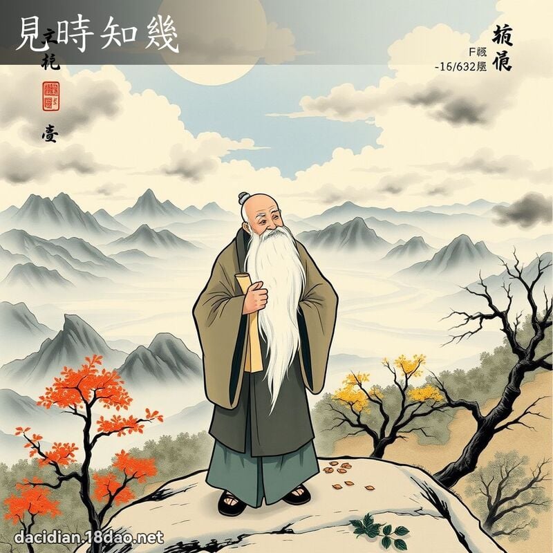 见时知几 配图
