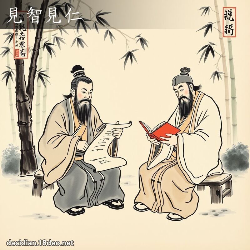 見智見仁 配图