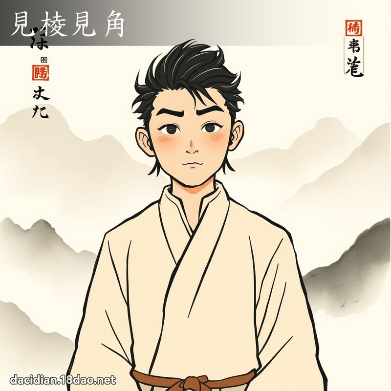 見棱見角 配图