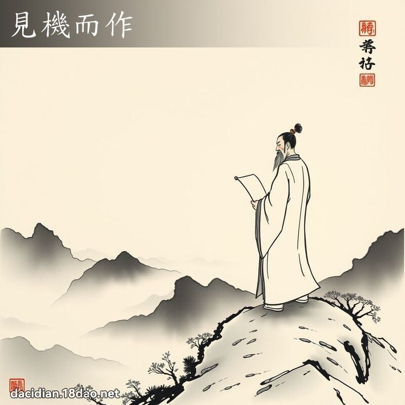 見機而作 配图