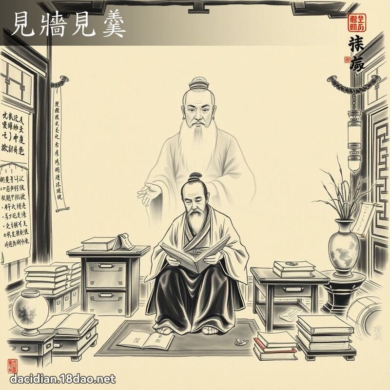 見牆見羹 配图
