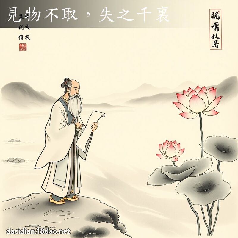見物不取,失之千裏 配图