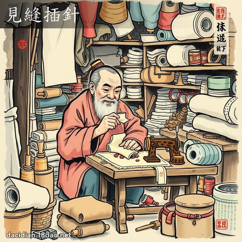 見縫插針 配图