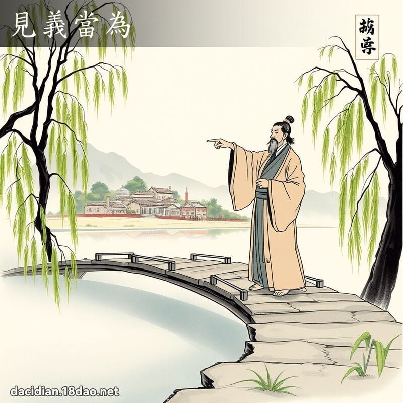 見義當為 配图