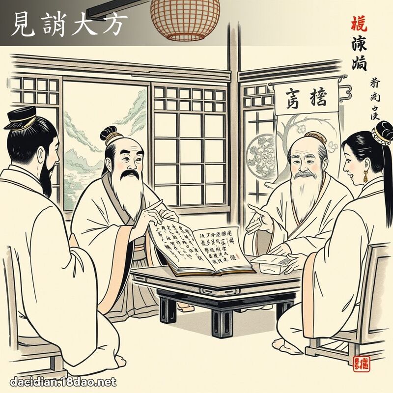見誚大方 配图