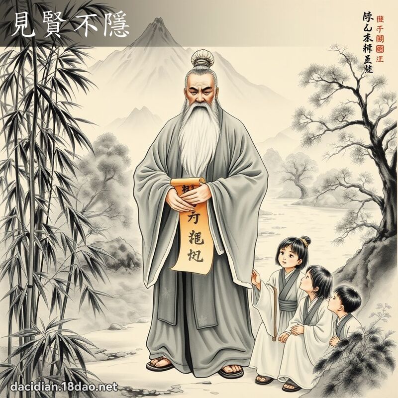見賢不隱 配图