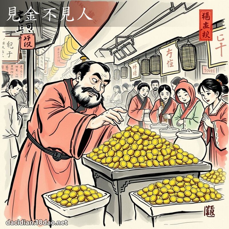 見金不見人 配图