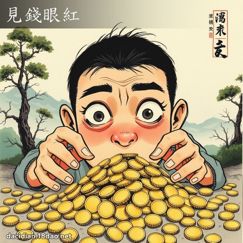 見錢眼紅 配图