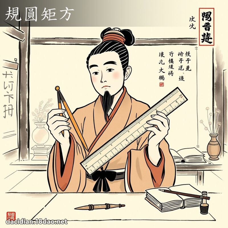 規圓矩方 配图