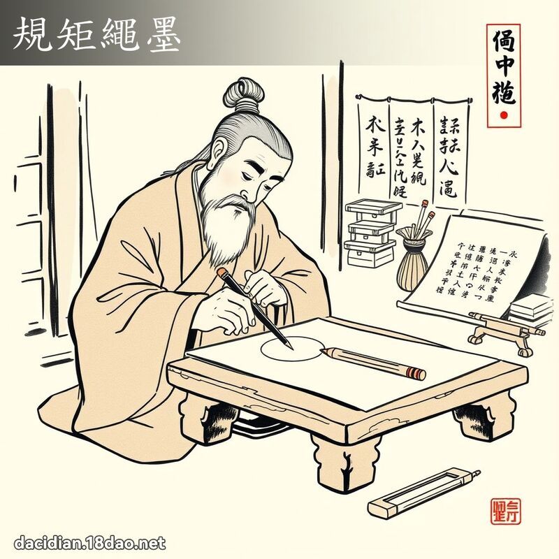 規矩繩墨 配图