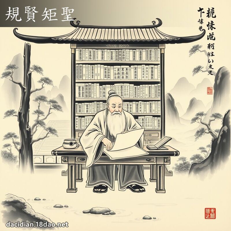 規賢矩聖 配图