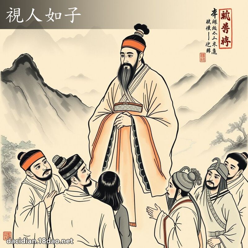 視人如子 配图