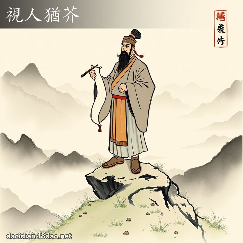 視人猶芥 配图