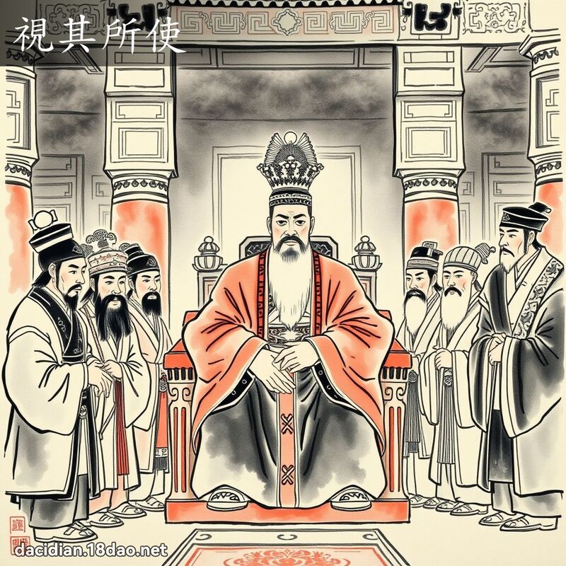 視其所使 配图