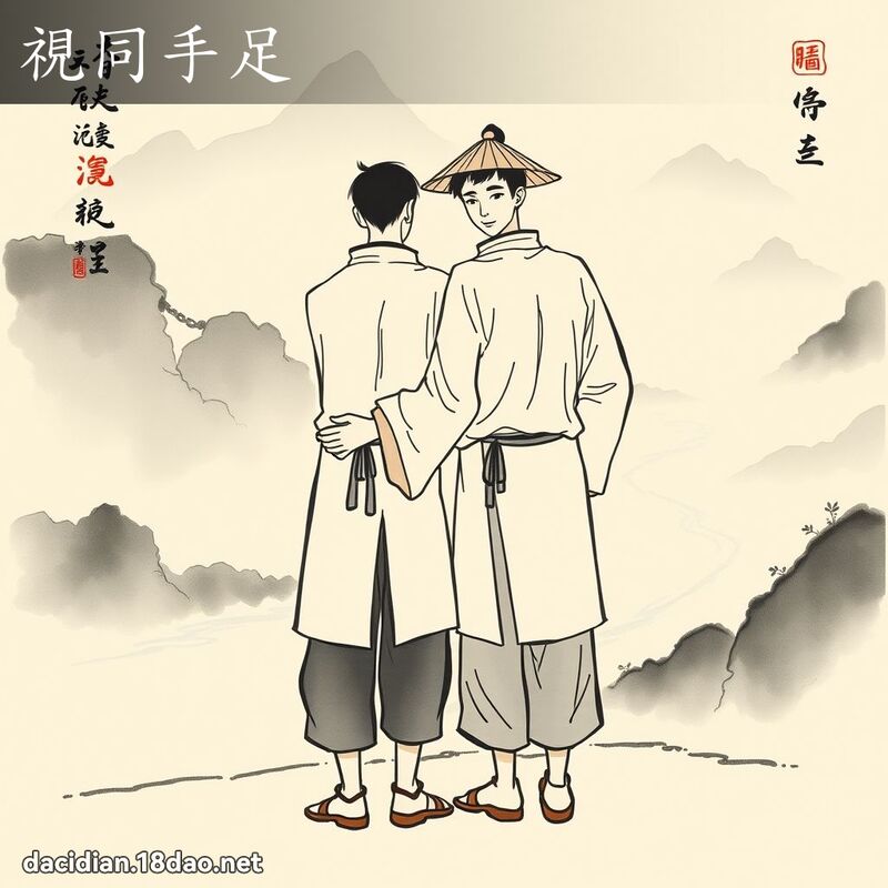 視同手足 配图