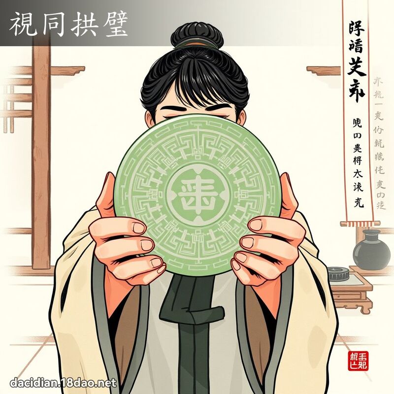 視同拱璧 配图