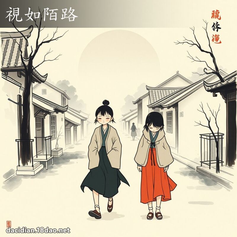 視如陌路 配图