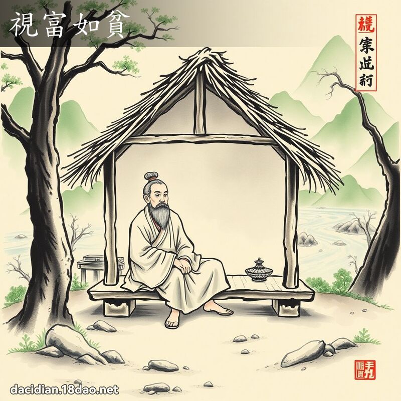 視富如貧 配图