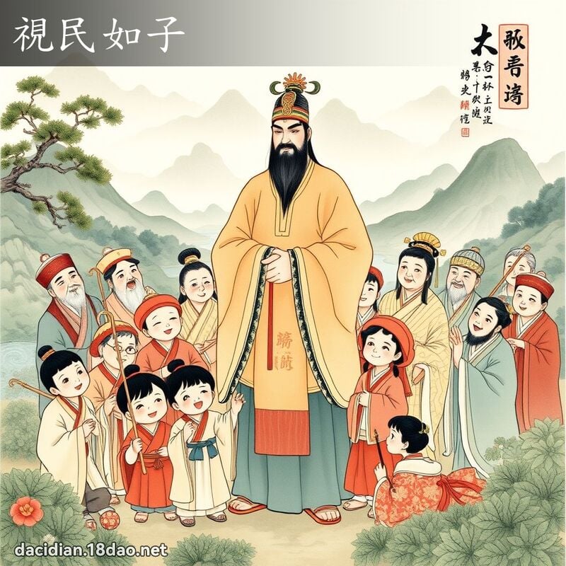 视民如子 配图