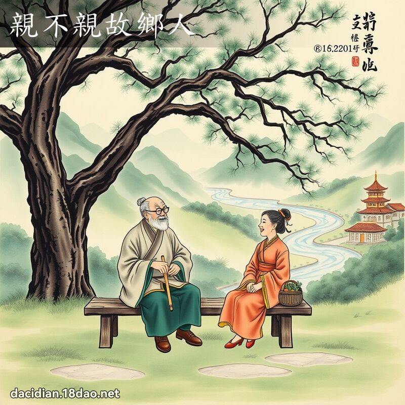 亲不亲故乡人 配图